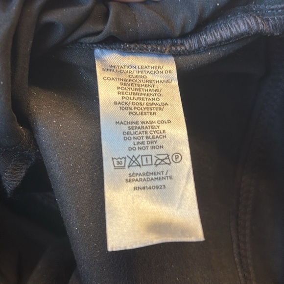 EUC LOFT Petite Five Pocket Pant in Faux Leather - Picture 7 of 7